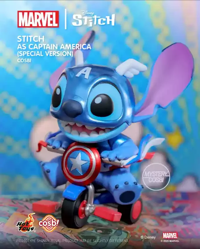 New Genuine Hottoys Marvel Stitch Cosbi Series Blind Box
