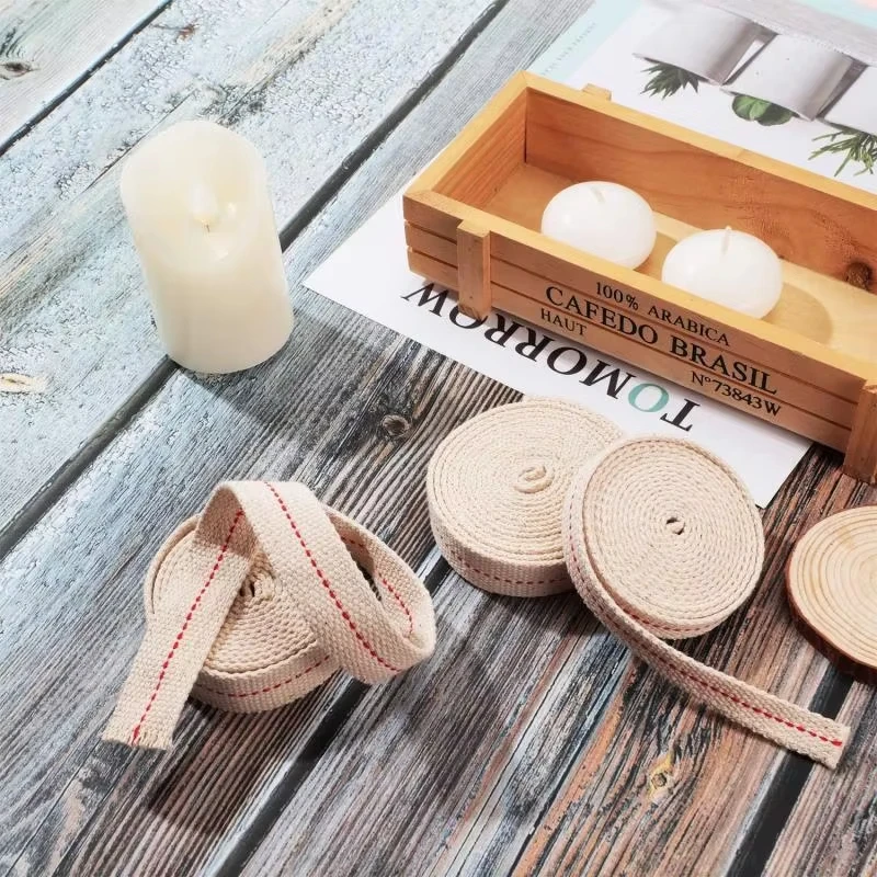 1Meter/Roll Kerosene Lamp Wick Braided Cotton Flat Oil Lamp Lanterns Supplies oil lamp wicks