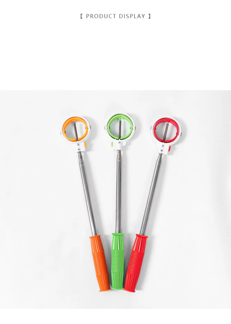 Golf Ball Retriever Golf Ball Pick Up Tools Stainless Steel Shaft Scoop Automatic Locking Picker Portable Golf Ball Catcher