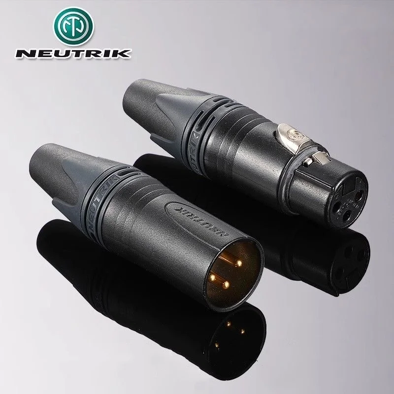 

20PCS/lot FOR NEUTRIK connector 10PCS NC3MXX & 10PCS NC3FXX Male et femelle Un ensemble 3 Broches XLR Connecteur avec!