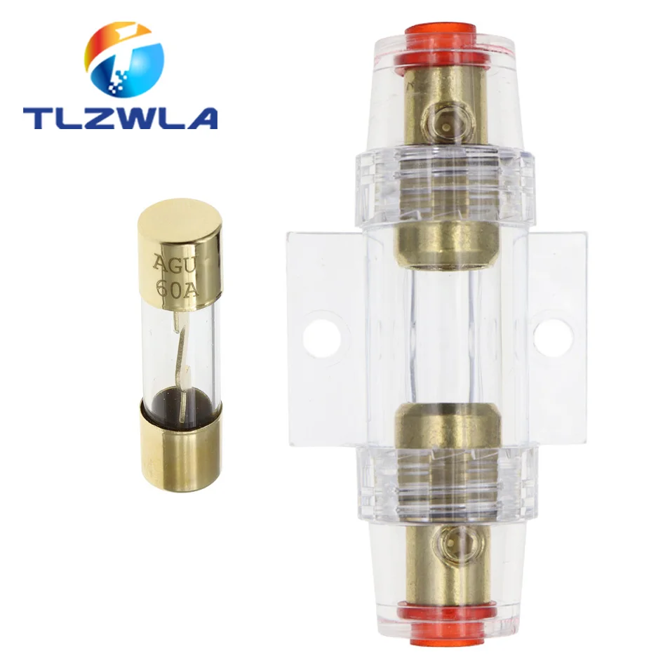 1Set 30A 40A 50A 60A 70A 80A 100A AGU 10*38MM Fuse & Holder Car Audio Refit Fuse Holder Car Stereo Audio Circuit Breaker Inline car fuse kit,car fuse holder,fuse holder,circuit breaker,car fuses