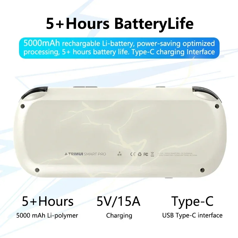 Trimui Smart Pro 4.96Inch Portable Retro Open Source Pocket 26Simulators 5000mAh Battery Handheld Game Console_voghion.com