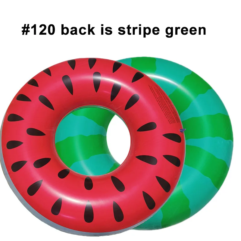 Inflatable Watermelon Pool Float Accessory Swimming Ring Summer Party Water Toys PVC Floating Ring Detail View 4