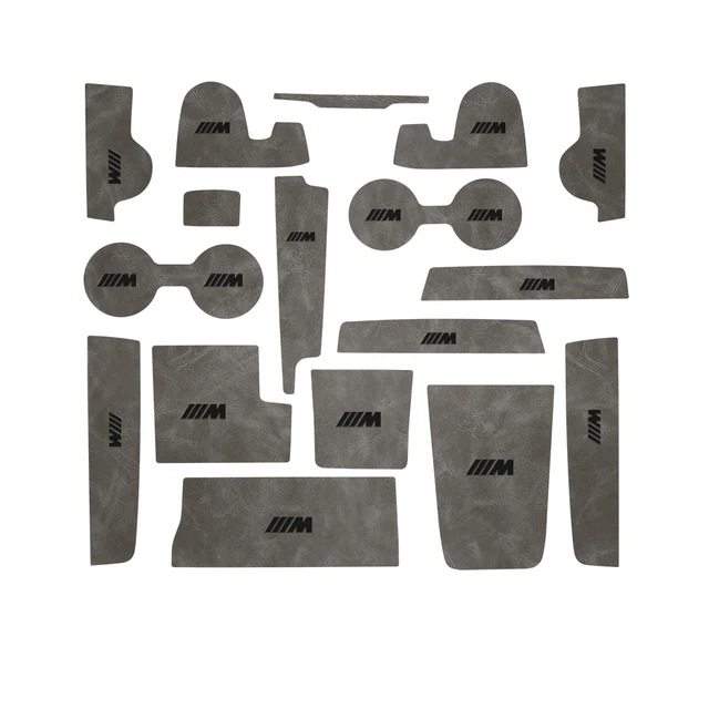 Set 12 Tappetini In Gomma Per BMW X1 IX1 U11 2022-2025 - Per Console, Portabicchieri E Porte - Antiscivolo E Impermeabili - Foto 8