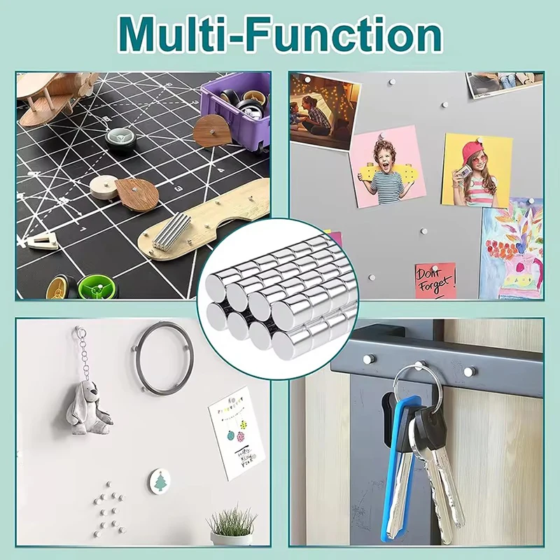 Ultra-Strong Round Magnet for Home, Office, and Craft Decor