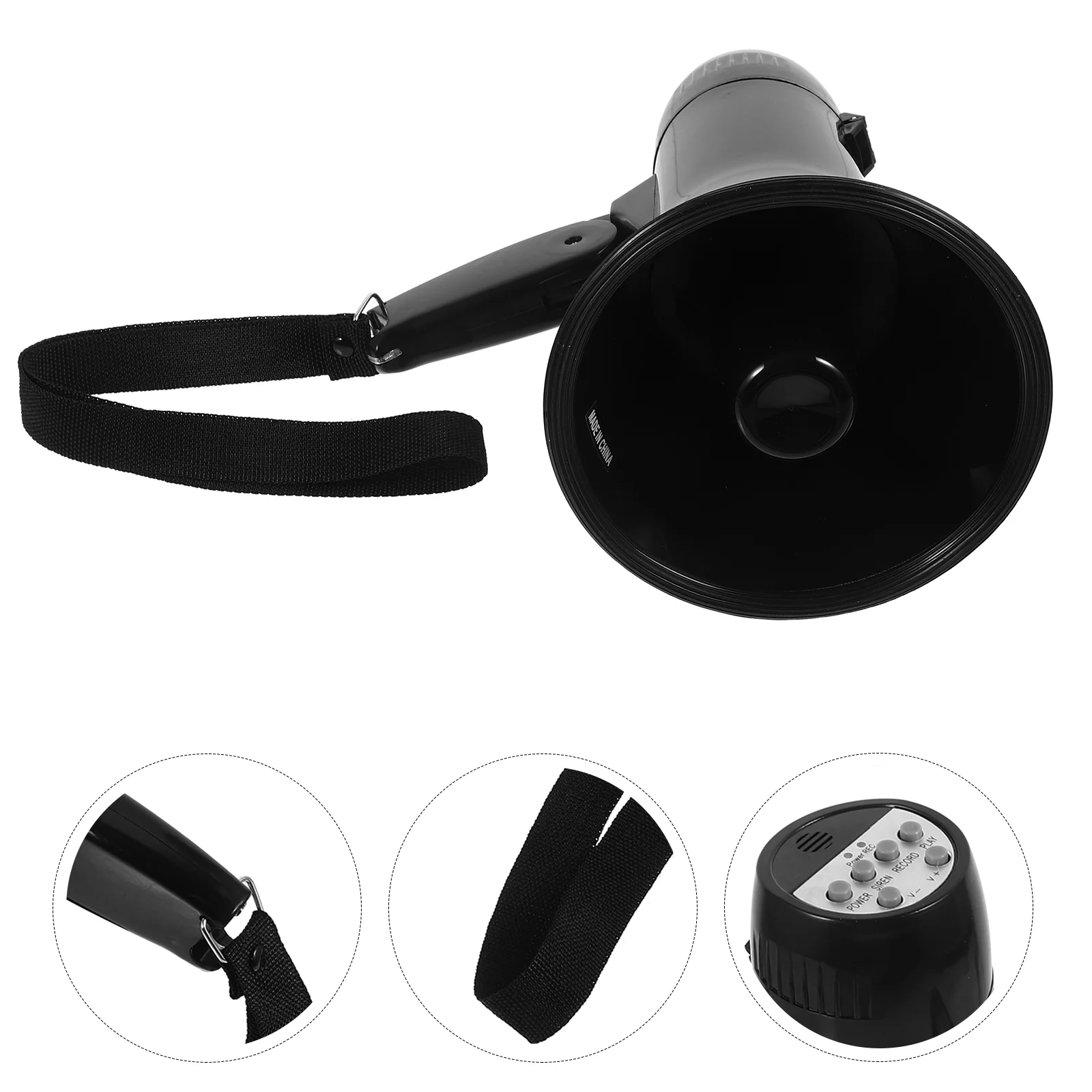 

Portable Speaker Handheld Megaphone Bullhorn Convenient Plastic Noise Makers for Sporting Events Child