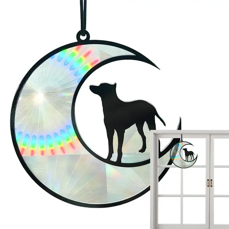 

Suncatcher Pet Memorial Ornament Dog Suncatcher Suncatcher Memorial Pet Memorial Acrylic Pendant Window Hanging For Gardens