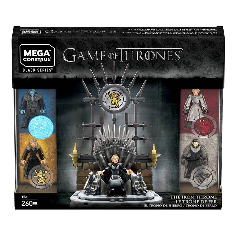 

Mega Bloks Construx Building Block Game of Throness Iron Throne Action Figure Bloks Toys Children Games Construction Gifts Toys