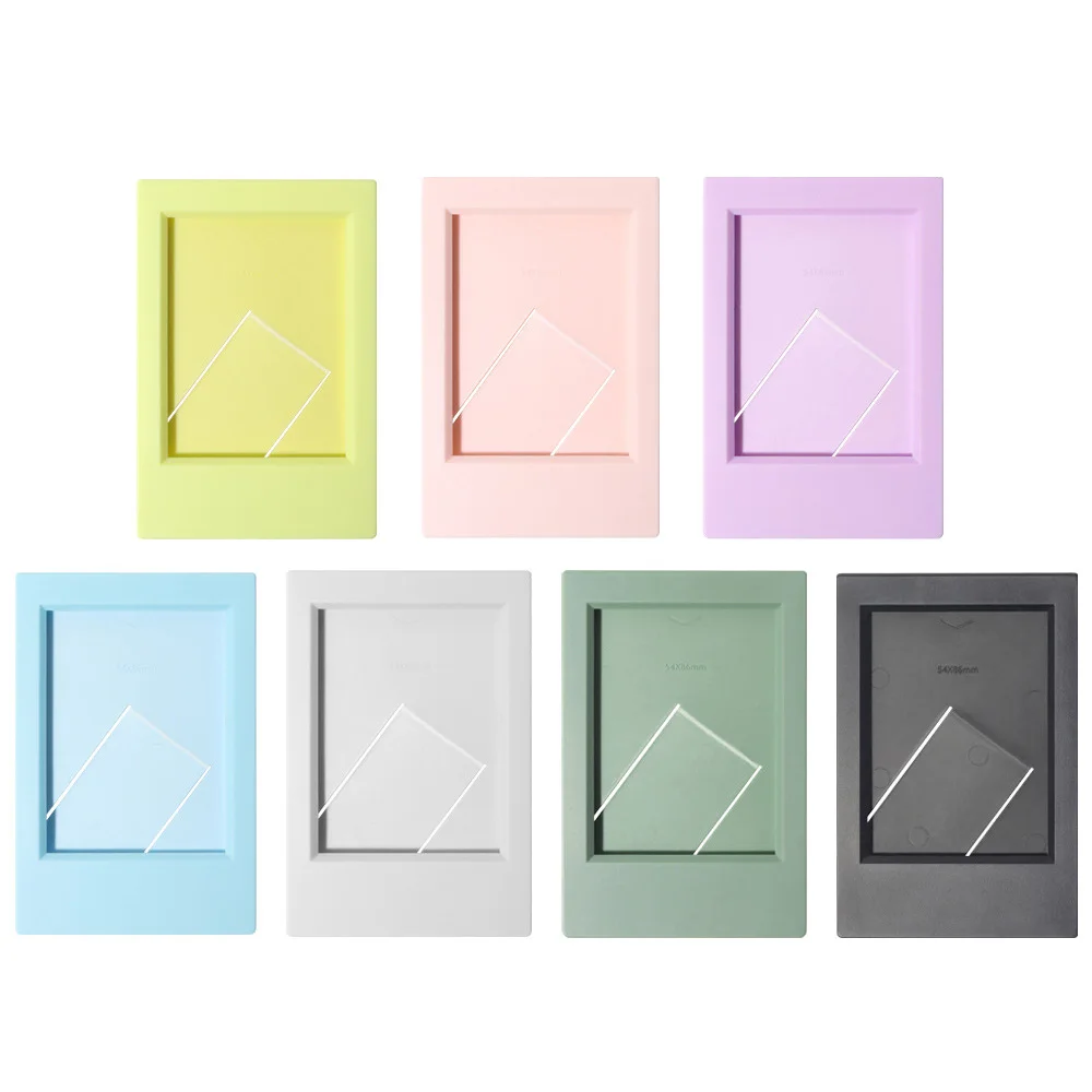 Confezione Da 16 Cornici Per Foto Fujifilm Instax Mini, 8 Colori, Con Supporto Da Tavolo (9,1 X 6,1 Cm)