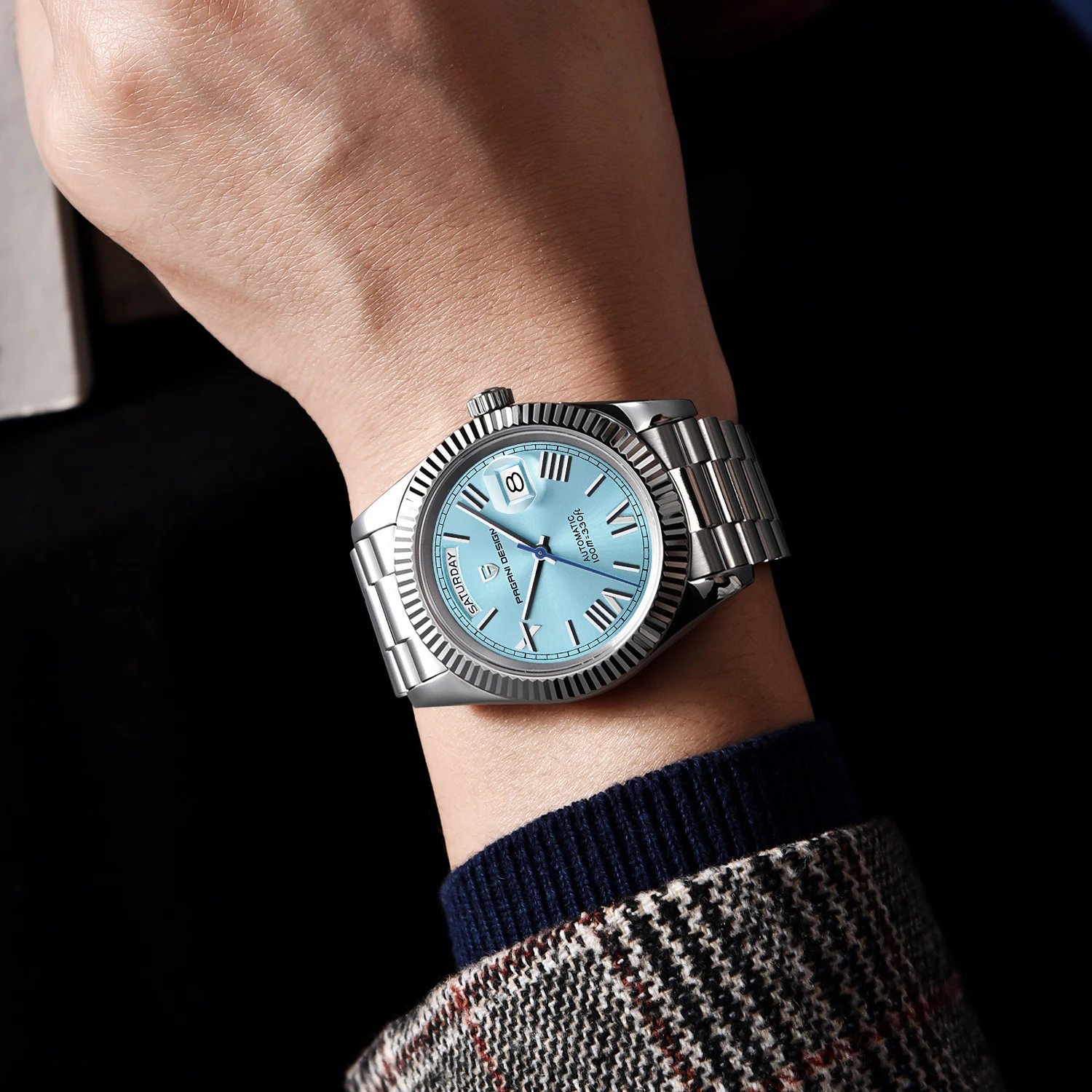 PAGANI DESIGN DD40 Men's Watches NH36 Top Luxury Mechanical Automatic Watch For Men Sapphire Mirror Waterproof Reloj Hombre 2023