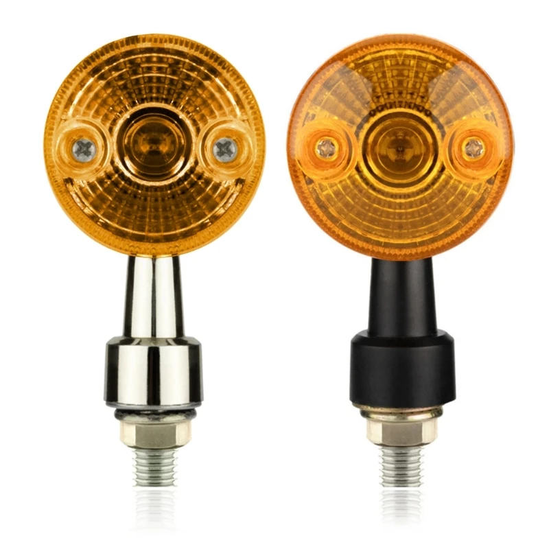 

1Pair Lamp Amber Flashers Universal Motorcycle Turn Light for GN/CG125 Replacement Motorcycle Accessory