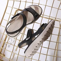 EOFK-Sandales de marche à semelle compensée pour femme, chaussures confortables et décontractées, avec coussin d'air et sangle de rinçage 6
