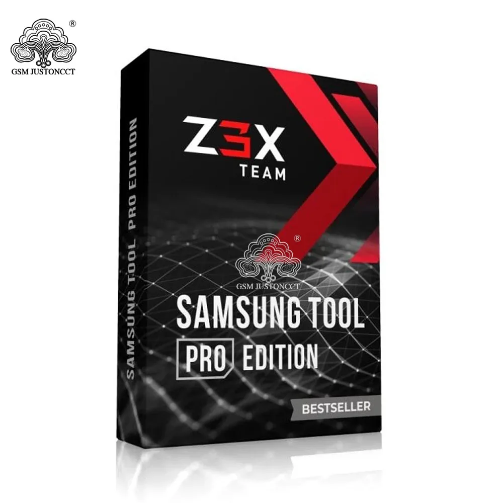 Original Z3X Pro Set Box Tool for Samsung, Activated Golden, Black