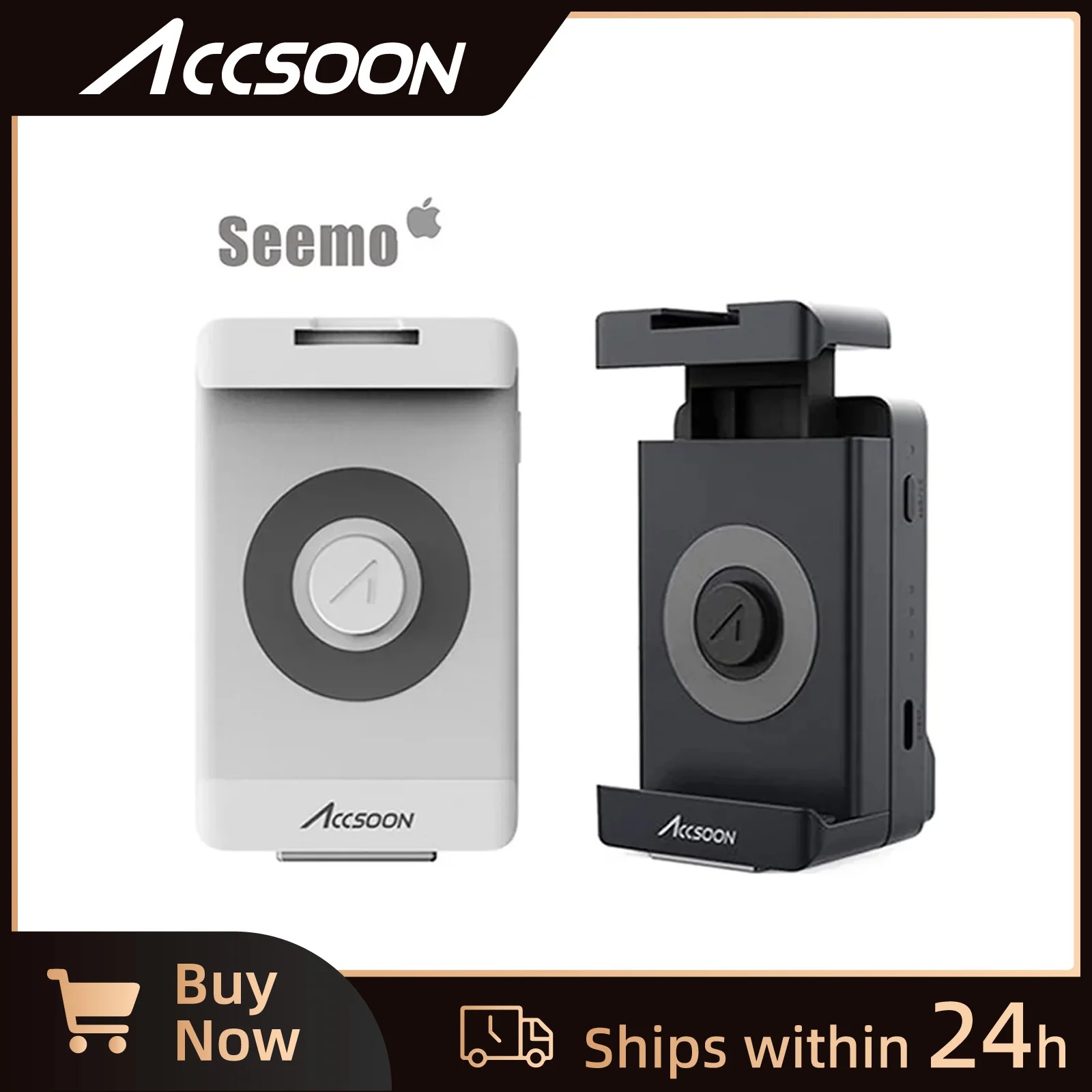Фото Передатчик Видео Accsoon SeeMo для iPhone и iPad HD для прямой трансляции беспроводной 1080P 60 кадров в секунду монитор в реальном времени записывающее устройство для видеосъемки №1