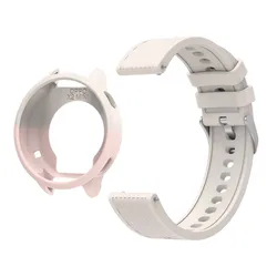 Soft Silicone Protective Bumper Case for Oneplus Watch 4 43MM (Starlight Pink)