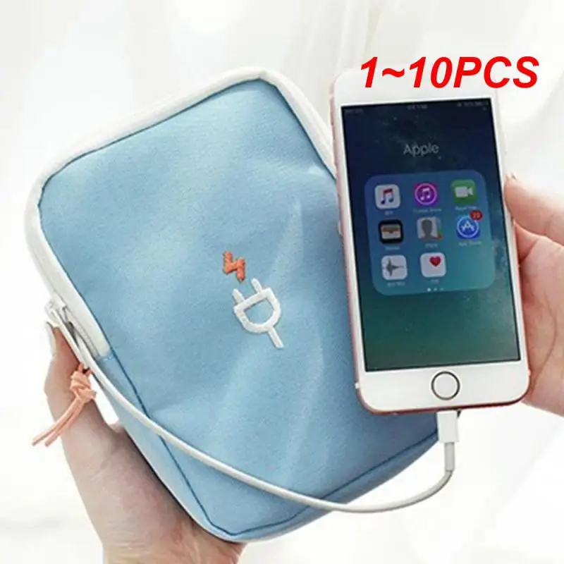 

1~10PCS Travel Gadget Organizer Bag Portable digital cable bag Electronics Accessories Storage Carrying Case Pouch for USB power