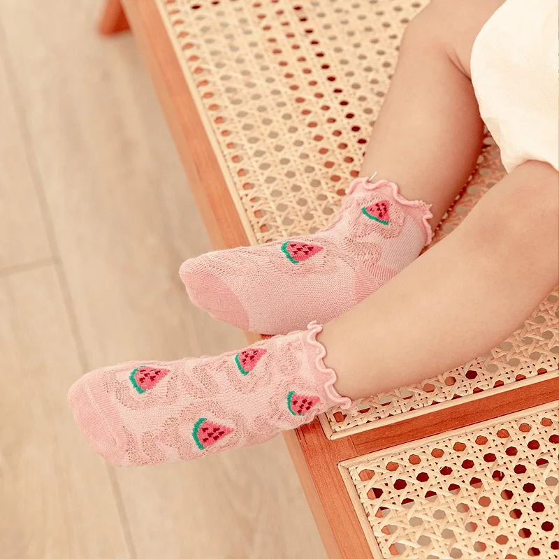 Baby Socks Girl Newborn Infantil Kid Knee High Lace Socks Toddler Babygirl Anti Slip Cotton Winter Infant Long Sock