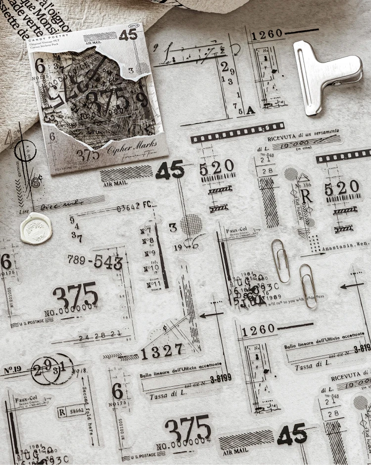 30 teile/paket Vintage Linie ränder ecken PET Aufkleber DIY Dekorative Junk Journal Aufkleber Für Sammelalbum Label Tagebuch Album Planer – Detail 18