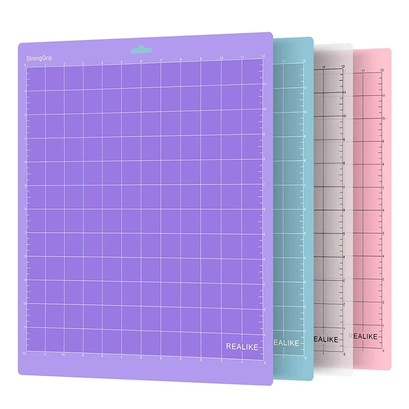 12x12 인치 카메오 실루엣 조각 기계 기본 플레이트 도구 패드 커팅 매트, 크리컷/카메오 4 접착제 PVC 커팅 매트