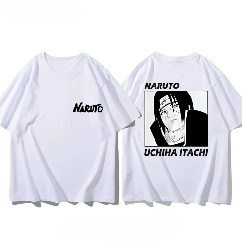 Premium Naruto Uzumaki Graphic Print Men's T-Shirt - 100% Cotton Luxury Designer Summer Tee