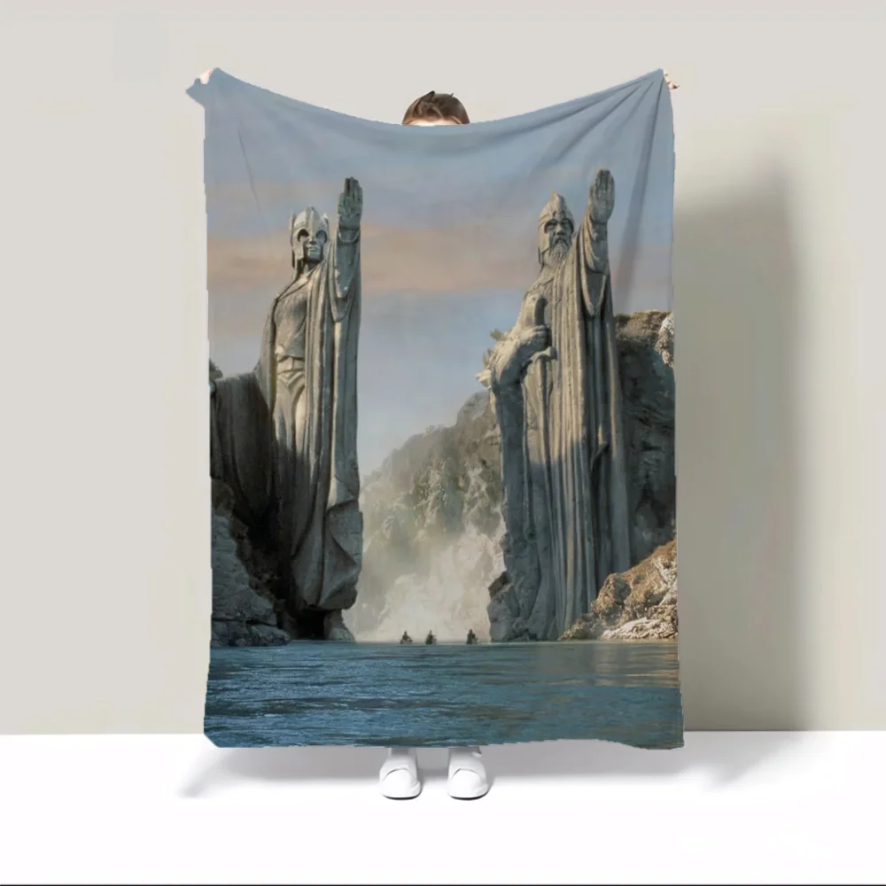 The Lord of the Rings Soft Blanket King Size Hairy Blankets for Bed Throw Luxury Bedding Home and Decoration Fluffy Plaid Knee & 5