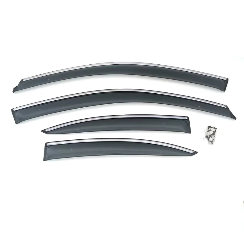 For Nissan March K13 Door Window Visor Weather Vent Deflectors Rain Shields
