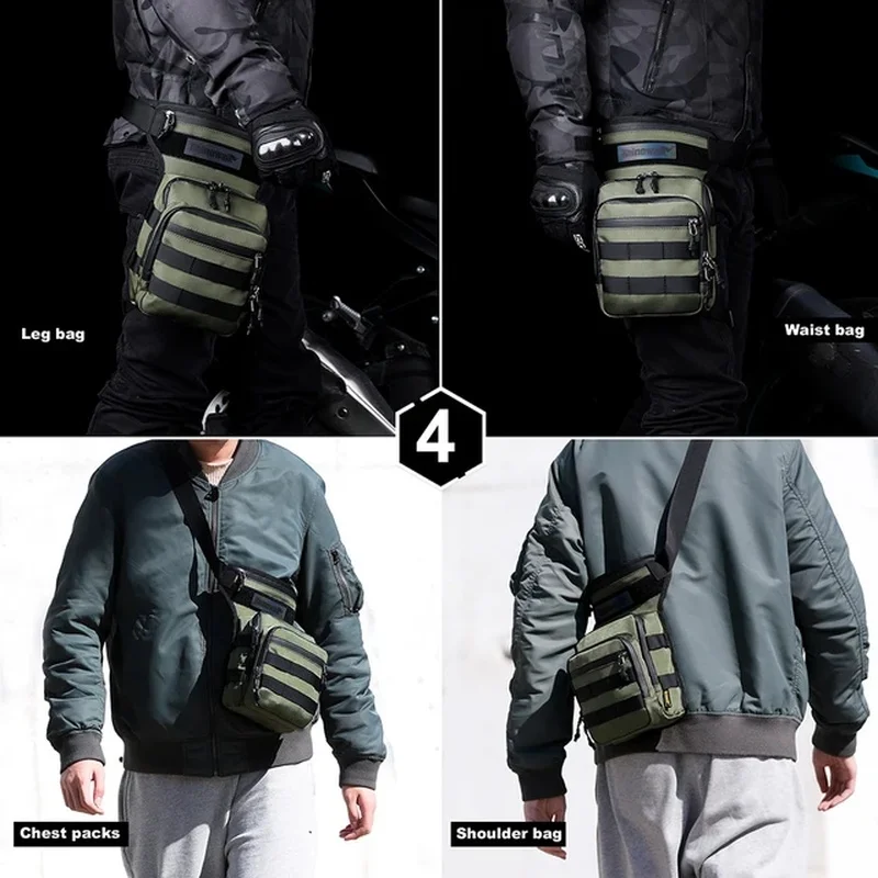 

Rhinowalks Motorcycle Bags | Motorcycle Leg Bag | Cycling Belt Bag | Bicycle Bag - Bicycle Bags & Panniers