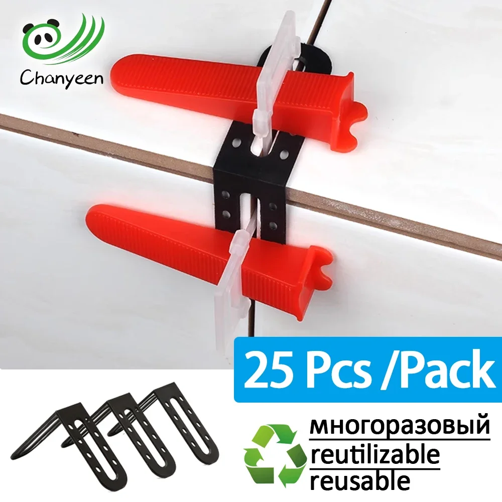 Tile Leveling System Clips Male Angle for Floor Wall Ceramic Leveler Spacers Locater Adjuster Laying Construction Tools 5-25Pcs