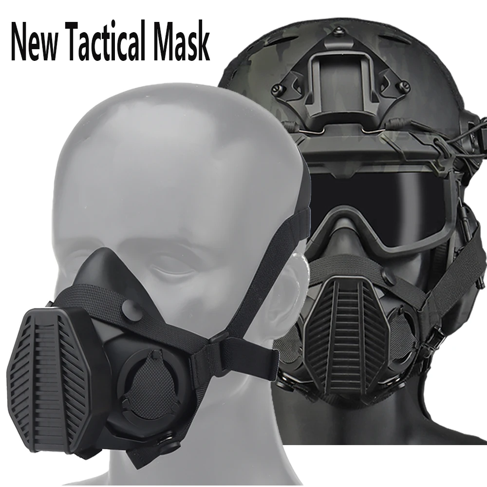 Masque de Protection respiratoire tactique complet, masque à gaz pour  Airsoft, chasse, équitation, jeu CS, Protection Cosplay - AliExpress