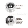 HomeWise Coffee Grinder 83mm Conical Burrs Stainless Steel Turkish Coffee Milling Machine Professional Espresso Coffee Bean Mill 3