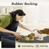 1Pcs Pet Solid Color Oval Mat Absorbent Food Pad Non-Slip Quick-dry Water Fountain Rug For Pet Dog Cat Home Room Supplies 2