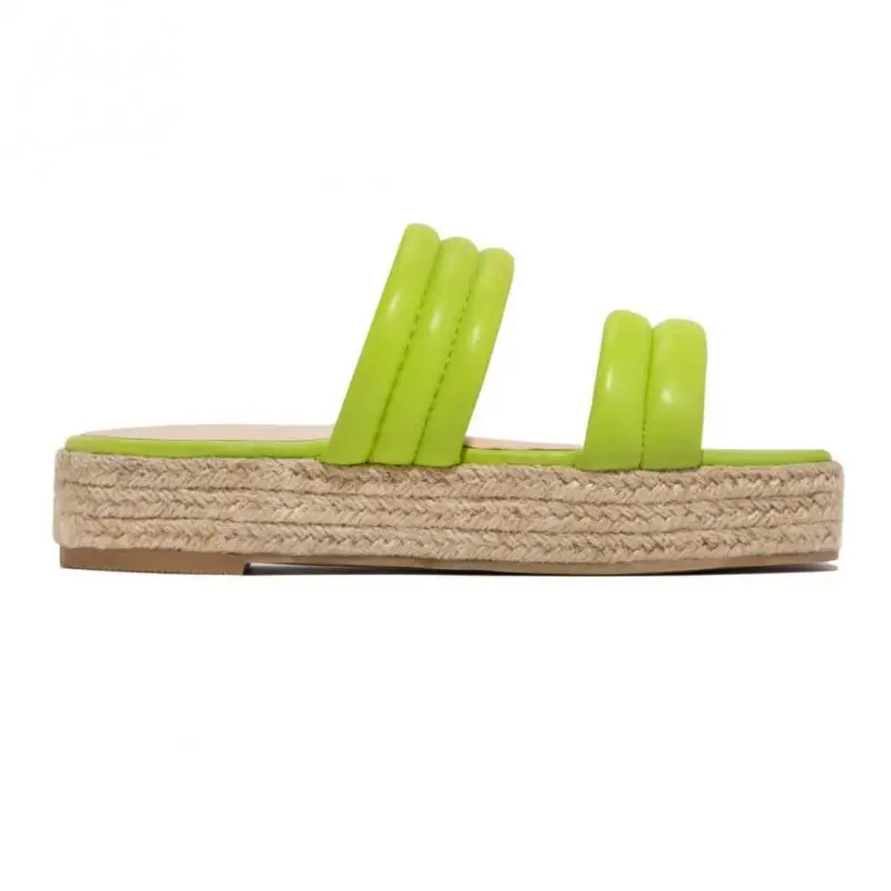 

New Summer Fashion Home Wear Slippers With Thick Bottom Casual Foreign Trade Cross-border Large Size Sandals Women's Shoes 43