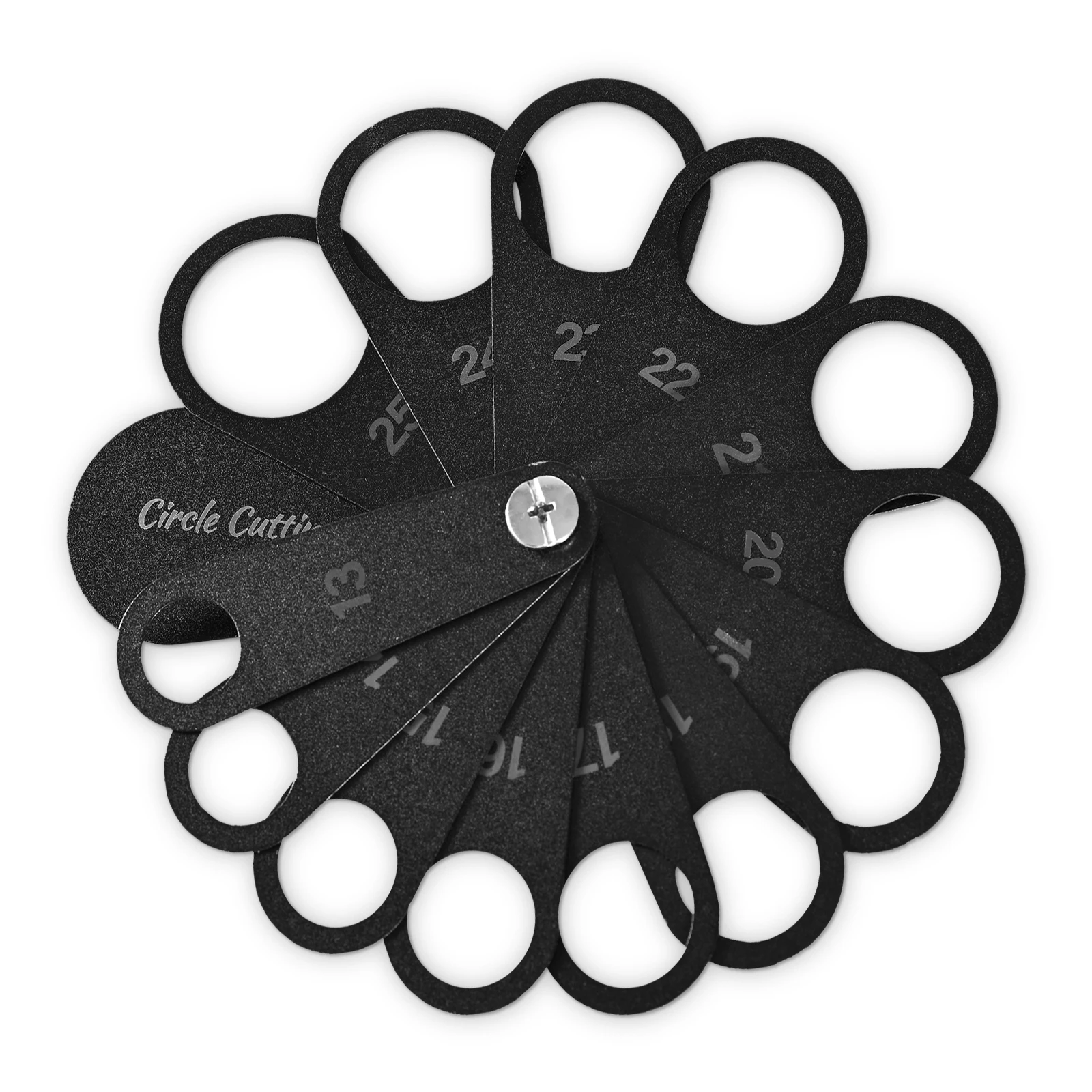FOSHIO 13-25mm Car Parking Sensor Film Cutting Dies Vehicle Protection Tint Decals Circle Slitting Mold Styling Craft Aid Tool