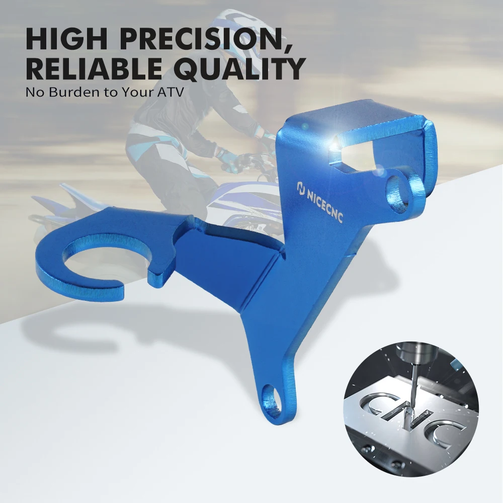 ATV für Yamaha Bremsleitungsklemme RAPTOR 700 2006–2023 700R 2011–2023 700 SPECIAL EDITION 2007, Aluminiumteile – Detail 14