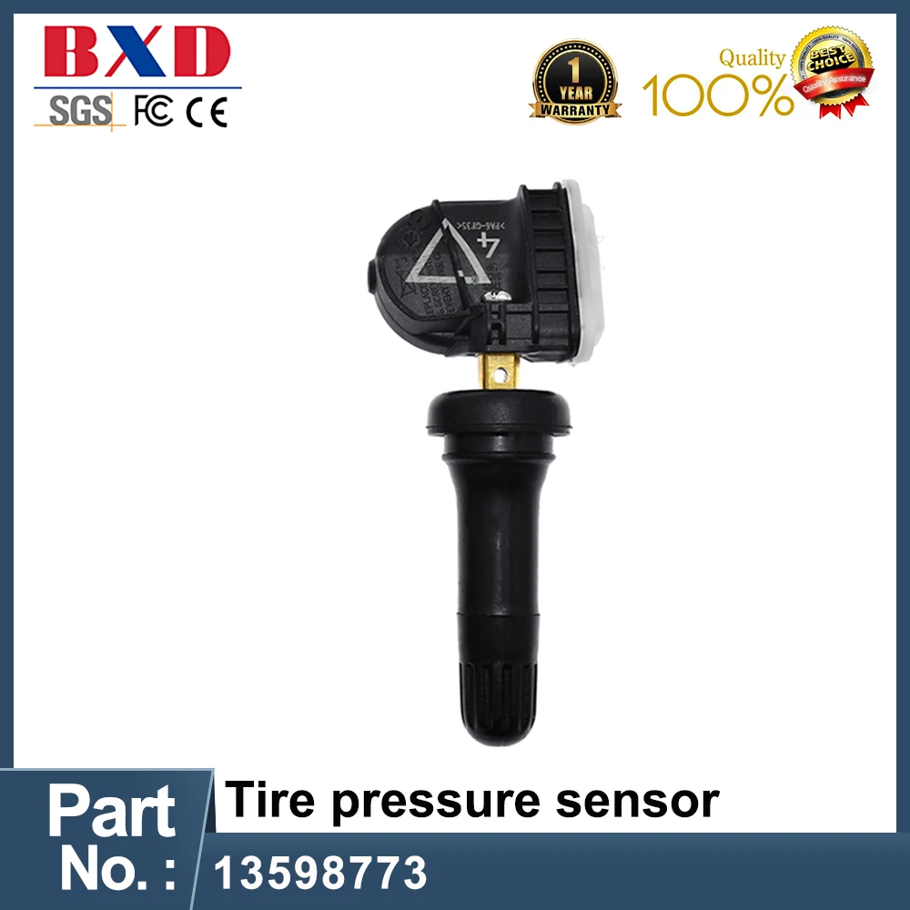 13598773 자동차 TPMS 센서, 뷰익 캐딜락 쉐보레 오펠 VAUXHALL 자동차 액세서리, 433mhz, 1 개, 4 개, 8 개