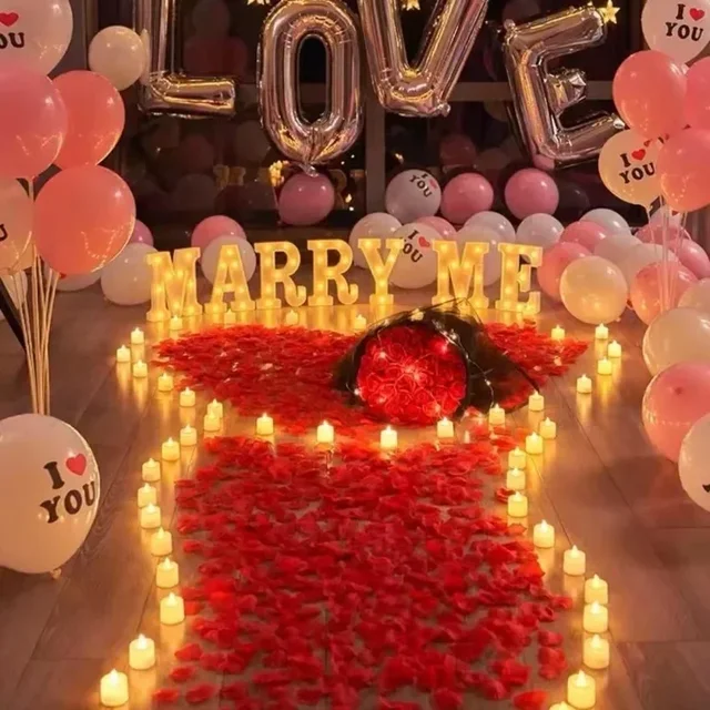 Lots de faux pétales de roses artificielles, roses rouges, Simulation de fleurs, pétales de soie pour la saint-valentin, fête de mariage, décor de noël 3