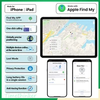 PBX Thin Wallet Card Tracker Wireless Charging GPS Smart Tag Air tag Work for Apple Find My APP IOS Keys Suitcase Bag Locator - Image 6