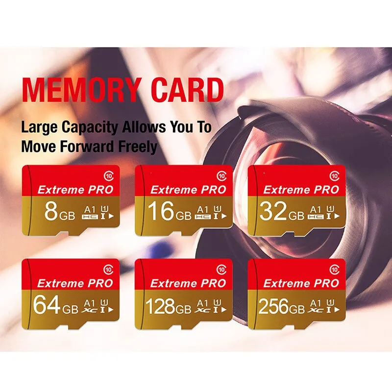 Micro SD Card Mini Class10 Memory Card 16/32/64GB Extreme PRO Mobile
