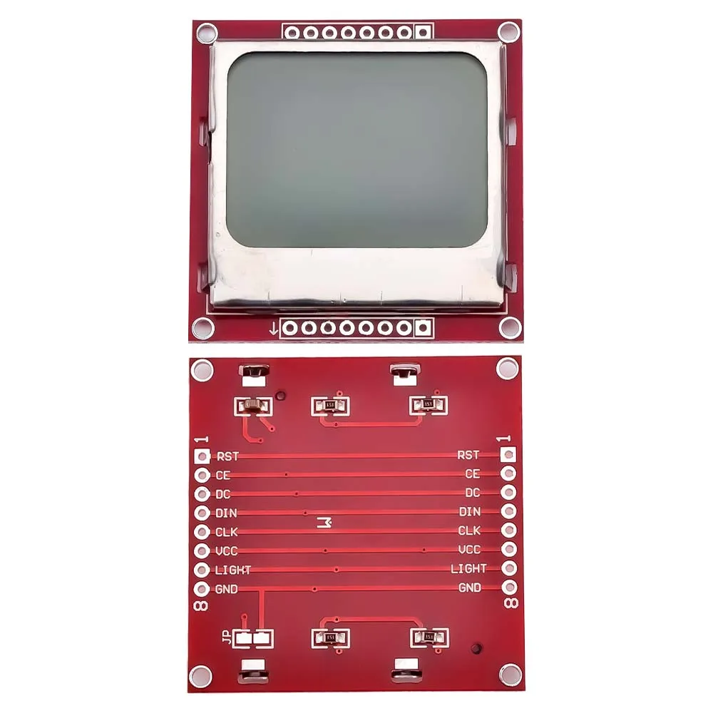 Diymore 스마트 전자 LCD 모듈 디스플레이 모니터 어댑터 PCB 84*48 84*84 LCD 5110, 아두이노용 노키아 5110 스크린