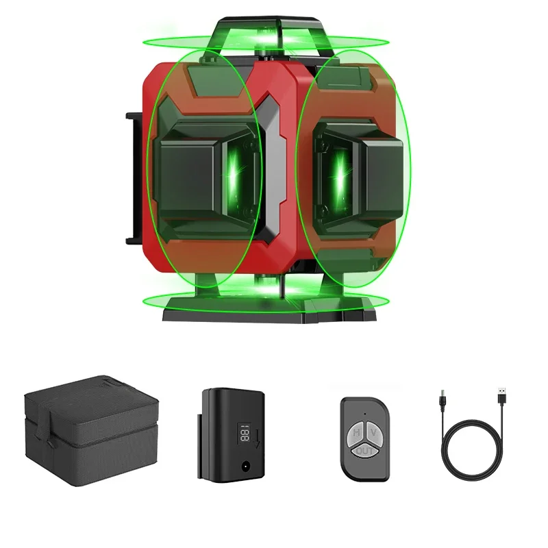 4D 16 Linea 360 ° Livello Laser Autolivellante Con Treppiede E - Foto 9