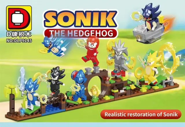 Sonic The Hedgehog Building Blocks Toy, Metal Model Brick, Boneca Montar,  Presente de aniversário, Desenhos animados, Marios, Caudas, juntas, Amy,  Rosa - AliExpress