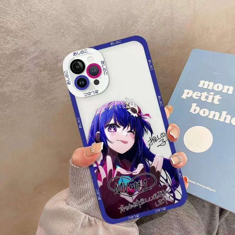 

New Cartoon Oshi No Ko AI Phone Case FOR IPhone 14 13 11 12 Pro 8 7 Plus X Pro MAX MINI Angel Eye Covers
