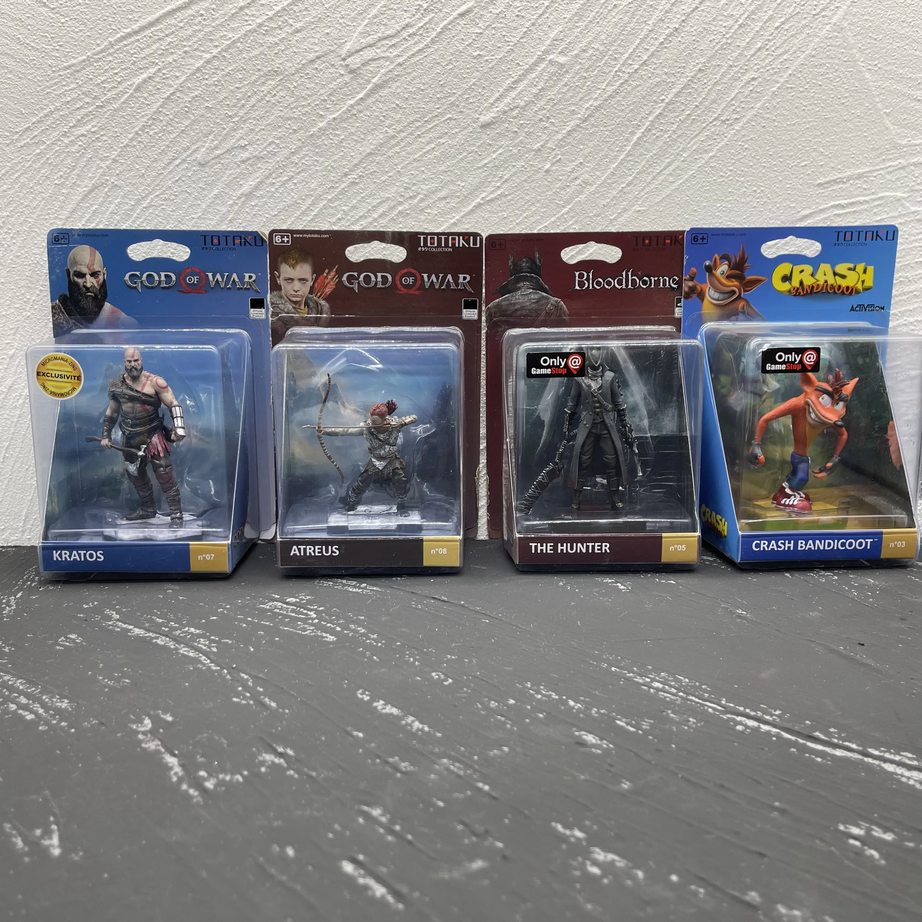 New Totaku God Of War Figure Ps Game Kratos The Hunter Crash Bandicoot Model Ornamenti Da Collezione Giocattoli Regalo Per Bambini
