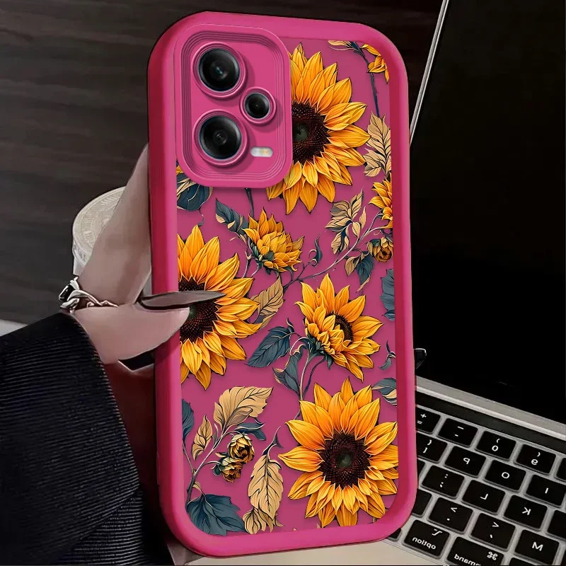 Oil Painting Sunflower Flower TPU Case