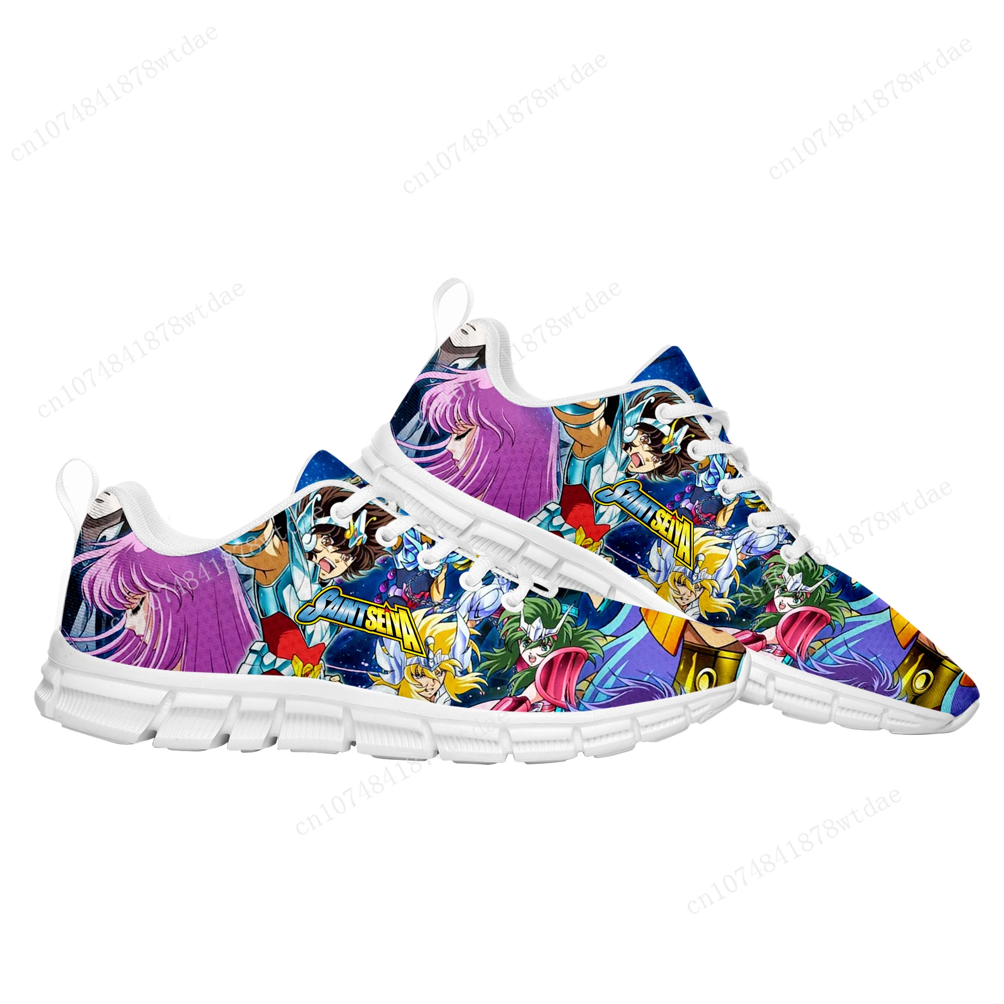 

Saint Seiya Sports Shoes Mens Womens Teenager Kids Children Sneakers High Quality Anime Cartoon Manga Comics Sneaker Custom Shoe