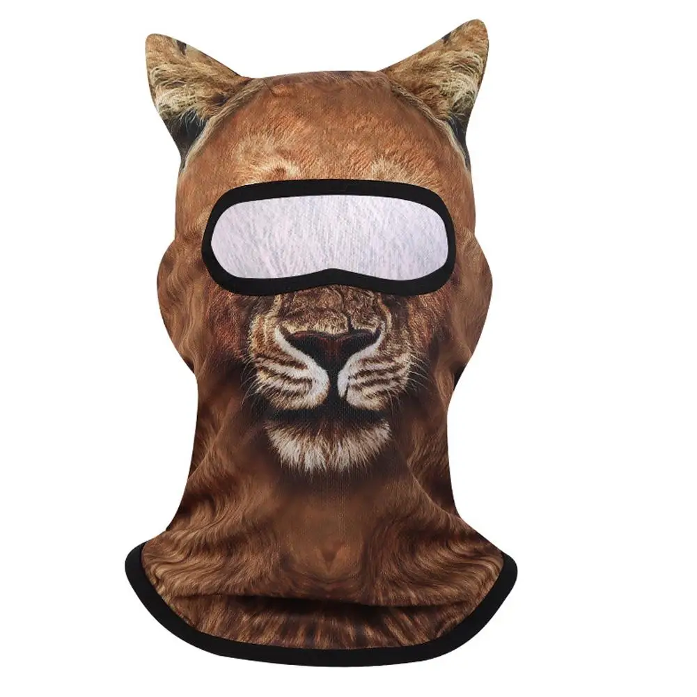 3D Cat Balaclava Motorcycle Cute Full Face Hood Mask Skiing Snowboard Hat Helmet Liner Biker Face Gorra Headgear Hat 3