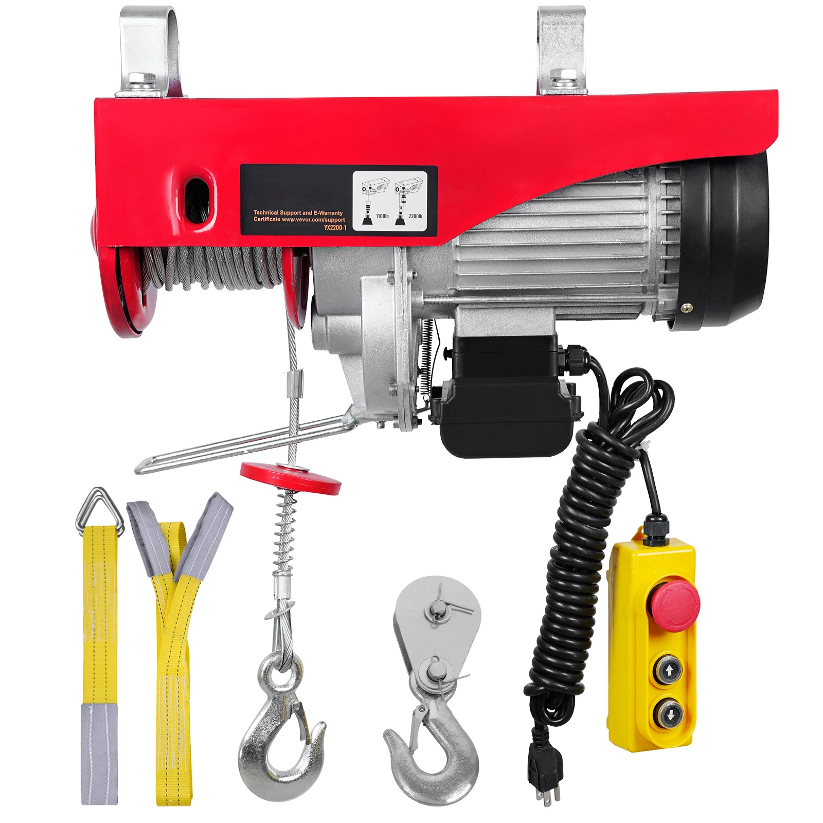 Electric Hoist with Wireless Control for Garage Warehouse