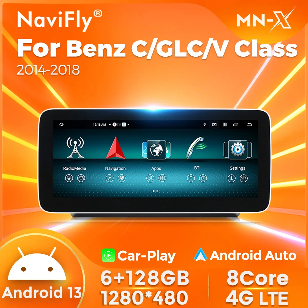 NaviFly MN-X Car Radio For Mercedes-Benz C / GLC / V Class W205 