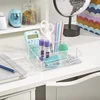 Clear Plastic Makeup Organizer Cosmetic Storage Box Makeup Brush Holder Stationery Storage Pen Holder Lipstick Display Stand 3