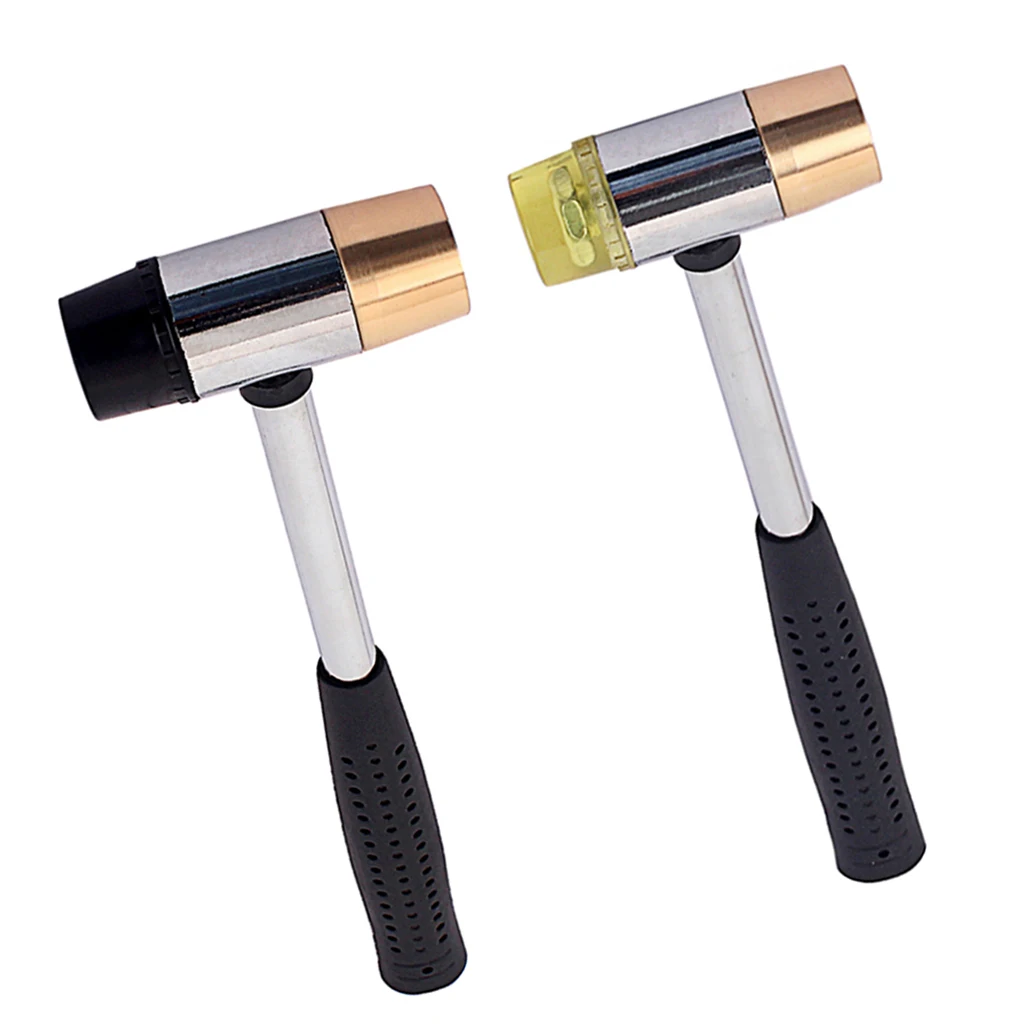 BRASS FRET HAMMER Giutar Luthier Hammer Kit Wood Handle for Fretting Guitar
